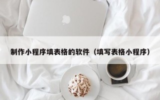 梅河口制作小程序填表格的软件（填写表格小程序）