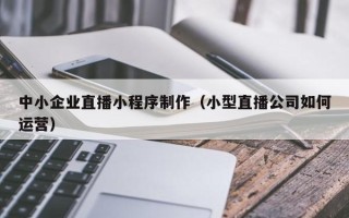 梅河口中小企业直播小程序制作（小型直播公司如何运营）